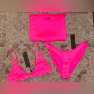 Brand new Pink triangle bikini